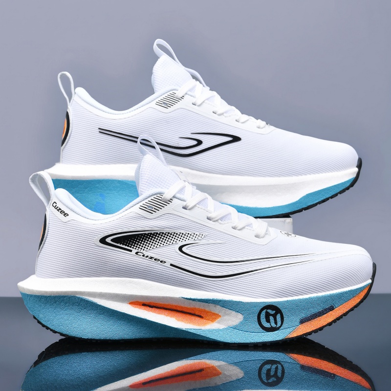 Men Running Shoes Carbon Board - đánh giá và giá Breathable Mesh Athletic Shoes