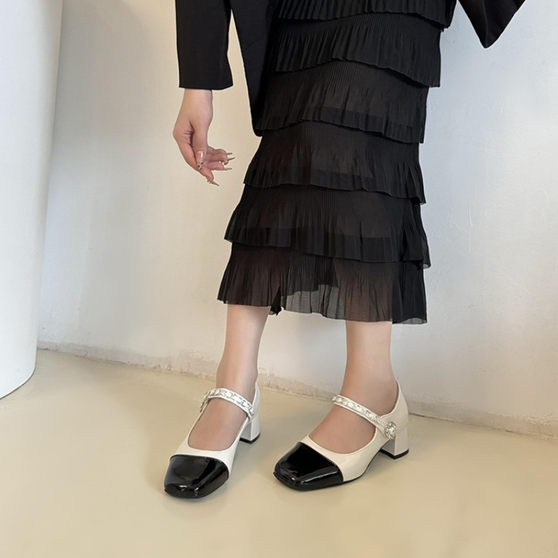 2026 Pearl Clasp Thick-Topped  - đánh giá và giá Sandals