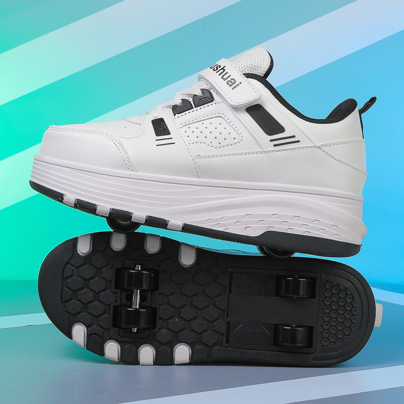 Kids 4‑Wheel Retractable Rolle - đánh giá và giá Sneakers