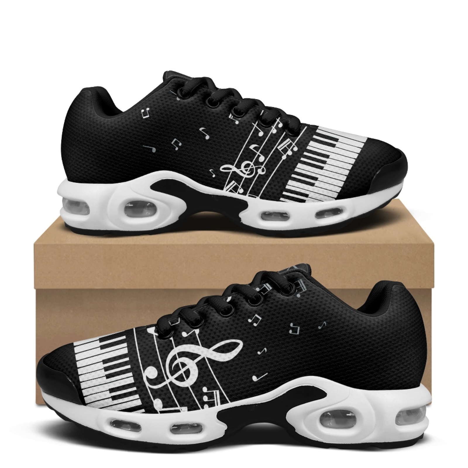 PENSTROLL Piano Music Notes Mo - đánh giá và giá Air Cushion Jogger Shoes Men