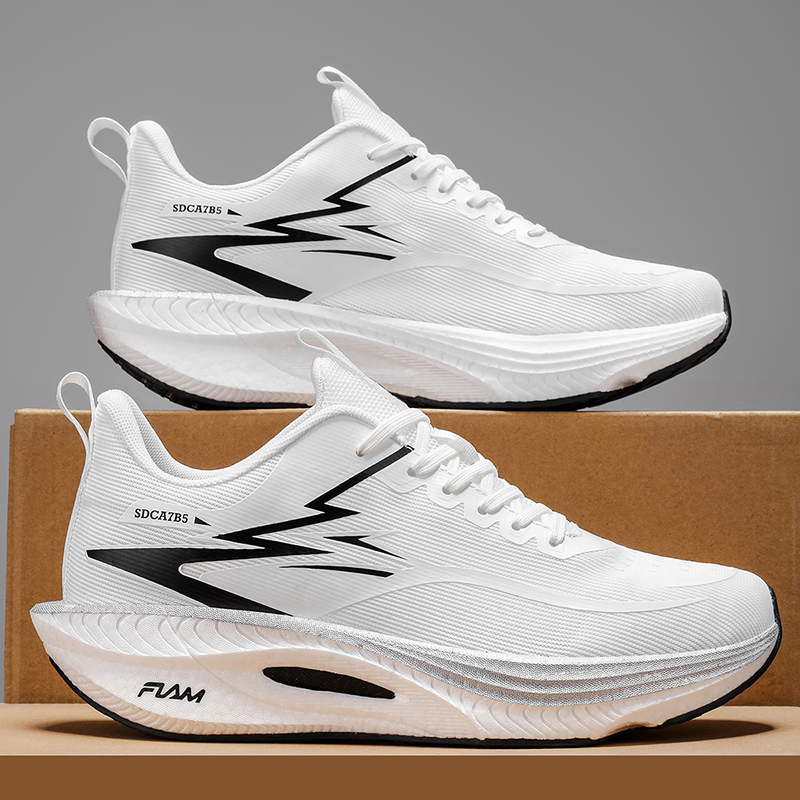 Running Shoes Men Carbon Board - đánh giá và giá Breathable Mesh Athletic Shoes
