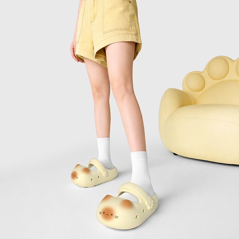 New creative black cat slipper - đánh giá và giá Boots